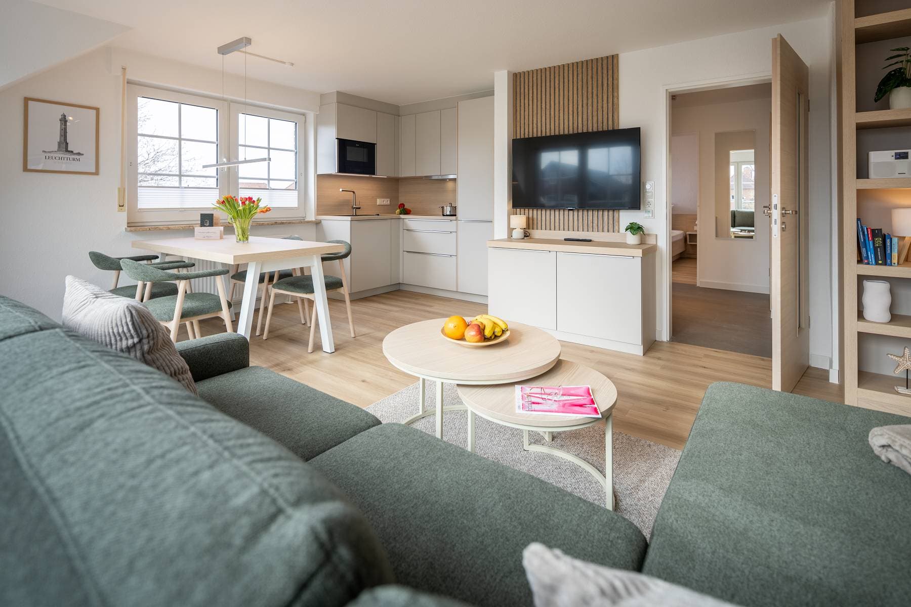 Ferienwohnung Riedgras 6 – Wohnbereich