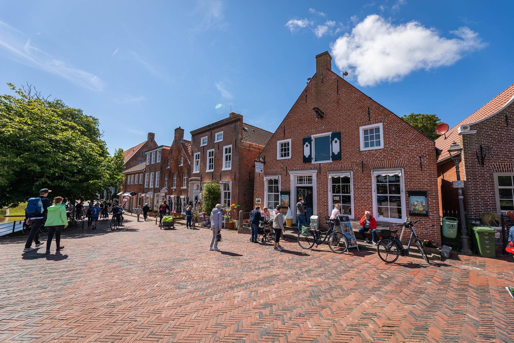 Fahrräder in Greetsiel