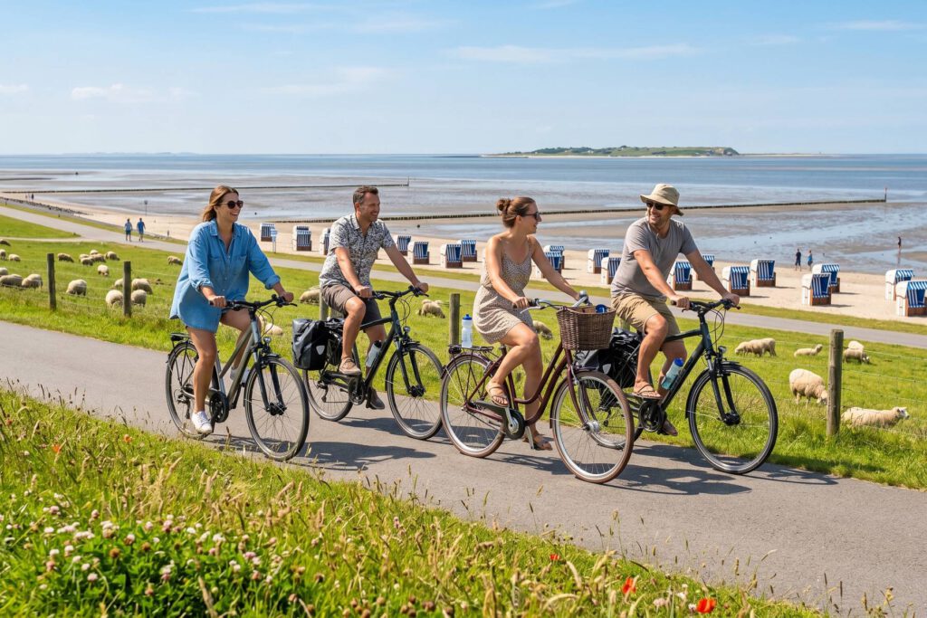 Mit Freunden – Riedgrashaus Norddeich