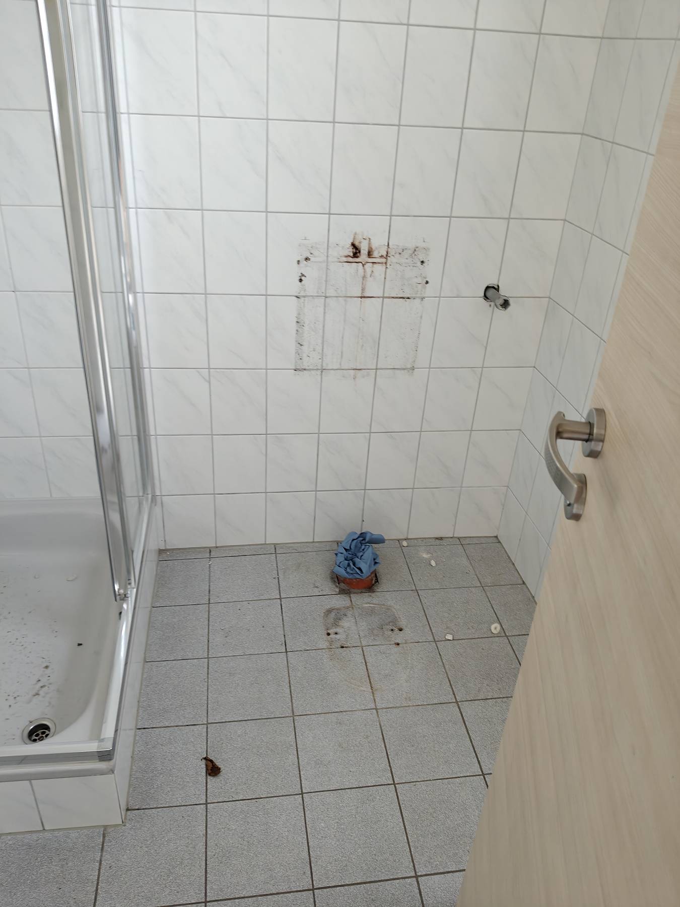 Badezimmer Wohnung 1 wird entkernt